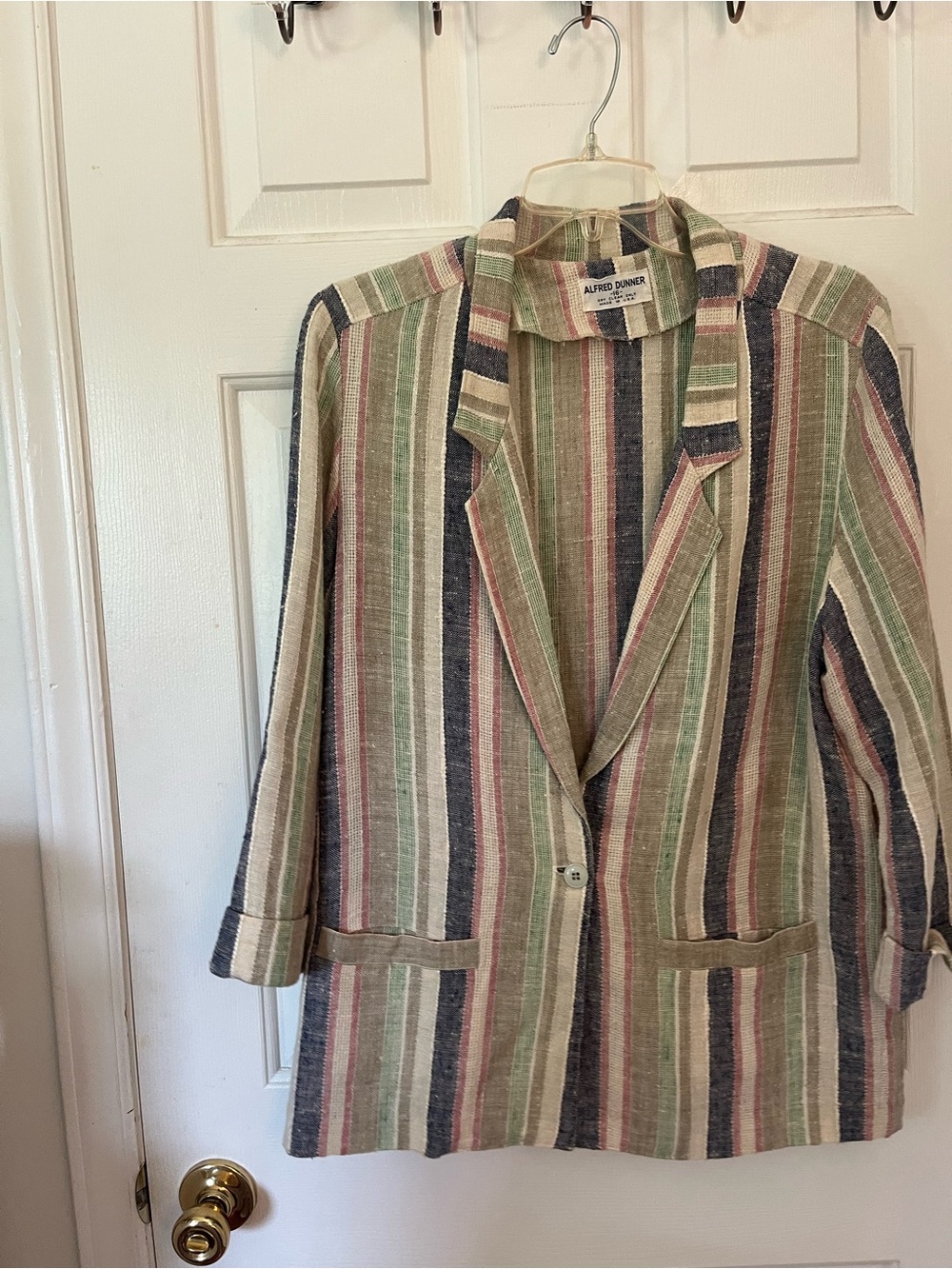 Alfred Dunner summer stripe blazer